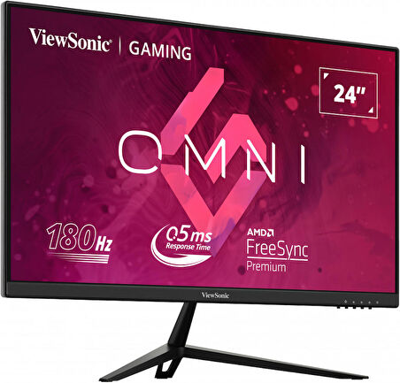 VIEWSONIC 23.8" VX2428 FULLHD 0.5MS 180HZ 2XHDMI DP FREESYNC PREMIUM IPS GAMING MONITOR