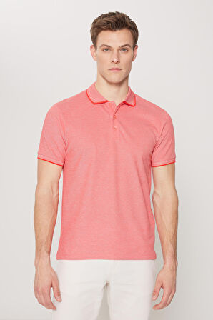 Slim Fit Dar Kesim 3 'lü Kıvrılmaz Polo Yaka Tişört