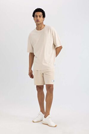 DeFactoFit Slim Fit Dar Kesim Kısa Paça Şort A1625AX24SMBG700