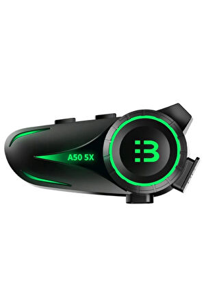 A50 5X Motor Kask Kulaklık RGB Bluetooth Motosiklet Kulaklık Intercom 5 Kişi Eşleşme