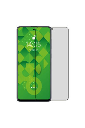 Samsung Galaxy A51 Hayalet Ekran Privacy Görünmez Gizli Tam Kaplayan Kırılmaz Cam
