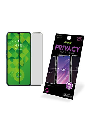 Oppo A5 2020 Hayalet Ekran Privacy Görünmez Gizli Tam Kaplayan Kırılmaz Cam