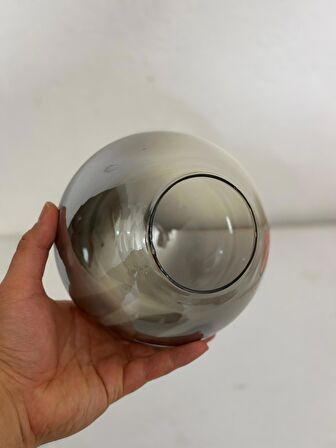 Glob Füme Cam Avize Camı