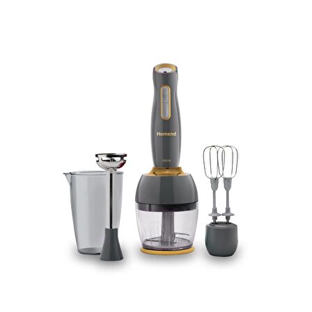 Handmaid 1962H Blender Set Antrasit Gold
