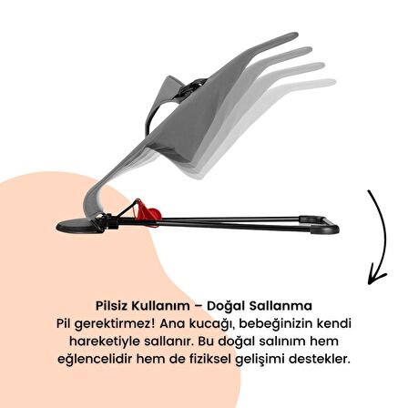 Gulz Sleeper Antrasit Sallanan Ana Kucağı