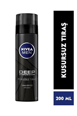 Nivea Men Deep Tıraş Seti,tıraş Köpüğü 200 Ml,tıraş Sonrası Losyon 100 Ml,kusursuz Tıraş