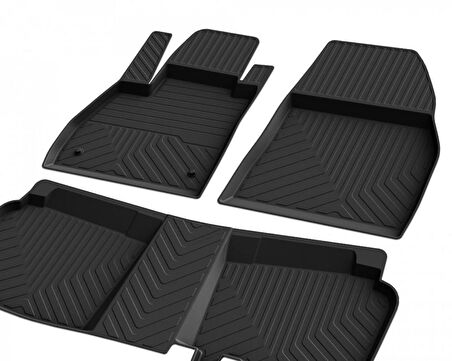 Renault Kangoo Ferrous 4D Havuzlu Kauçuk Paspas 2008 2020