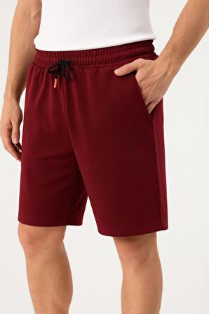 Fibula Moda Bordo Erkek Şort