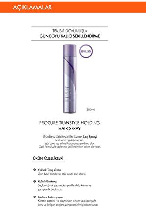 Saç Şekillendirici & Sabitleyici Sprey 300ml Procure Transtyle Holding Hair Spray