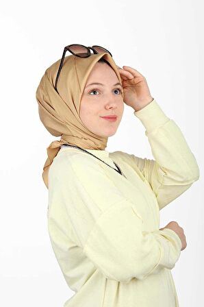 Aker Eşarp Mor Kadın Düz Polyester Eşarp