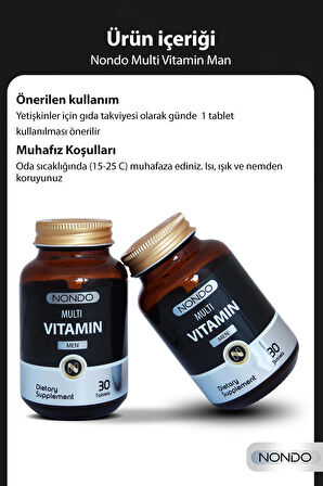 Nondo Multivitamin Men 30 Tablet
