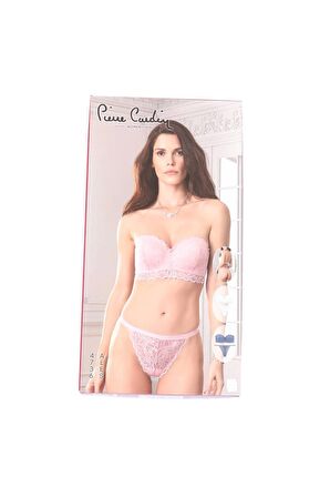 Pierre Cardin Kadın Ales Desteksiz Straplez Sütyen Takım
