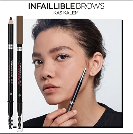 LOREAL PARIS MAKEUP Loreal Paris Kaş Kalemi Infaıllıble Brows 3.0 Brunette