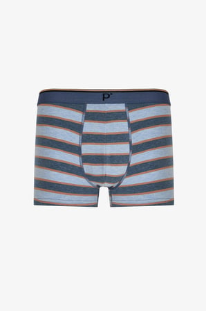 Erkek Contrast Çizgili 3'lü Boxer