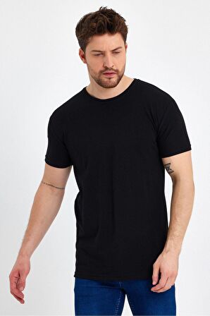 Erkek Bisiklet Yaka Basic Tişört