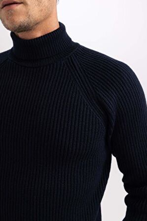 DeFacto Standart Fit Balıkçı Yaka Kazak B0587AX23WNNV64