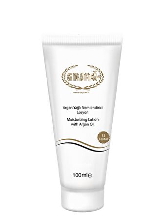 Ersağ Argan Yağlı Nemlendirici Losyon 100 Ml.