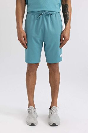 DeFactoFit Slim Fit Dar Kesim Cepli Baskılı Sporcu Şort A1625AX24SMTR384