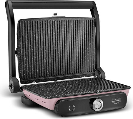 Karaca Gastro Grill Glass Premium 2400W Tost Makinesi Cosmic Lilac