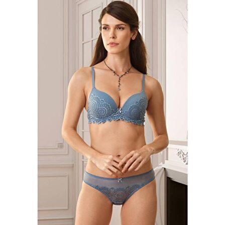 Pierre Cardin Kadın Destekli Straplez Sütyen Takım