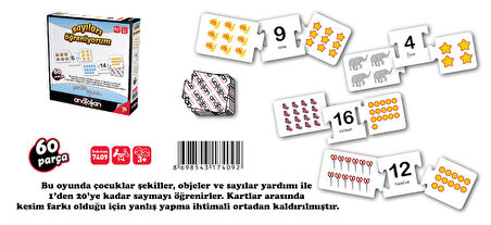 Anatolian Sayıları Öğreniyorum (60 Parça) 7409