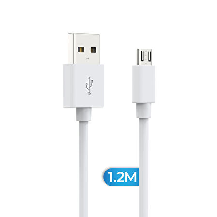 Deji Xiaomi Micro USB Şarj ve Data Kablosu Beyaz