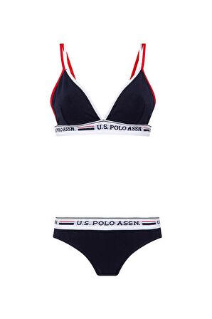 U.S. Polo Assn. Büstiyer Slip Takım Lacivert