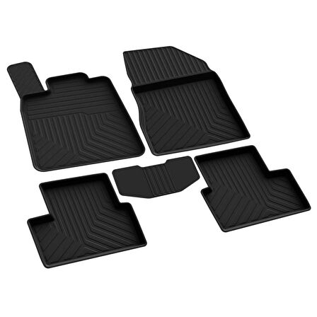 DS 7 Crossback Ferrous 4D Havuzlu Kauçuk Paspas 2017 ve Üstü