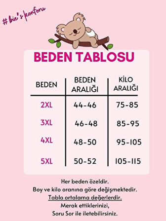 Kadın Desenli 3 Düğmeli Bisiklet Yaka Yazlık Pamuk Likra Büyük Beden Kısa Kol Pijama Takımı