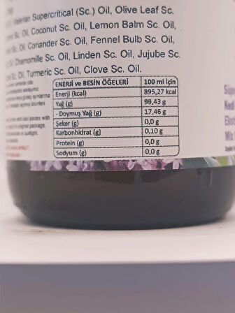 Kedi Otu Süperkritik Mix Yağı 50 ml (VALERİAN SUPERCRİTİCAL MİX OİL)