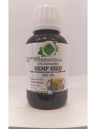 Kenevir Tohumu Süperkritik Mix Yağı 50 ml (Hemp Seed Supercritical Mix Oil)