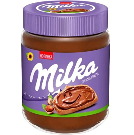 Milka Spread Hazelnut Sürülebilir Çikolata Kakaolu Fındık Ezmesi  350 G