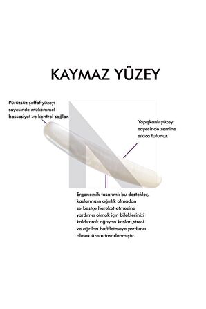 MP04 - Jel Klavye Bilek Destek Pedi | Yumuşak, Ergonomik, Klavye Önü El Bileği Dinlendirme Pedi