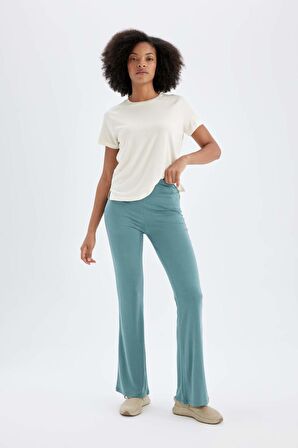 DeFactoFit Modal İspanyol Paça İnce Pantolon C0420AX24SMGN1223