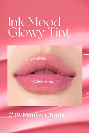 Kalıcı, Pigmentli, Parlak Bitişli Tint PERIPERA Ink Mood Glowy Tint 19 Mauve Chaos (Honey K-Ookie)