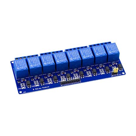 5V 8 Kanallı Optokuplörlü Röle