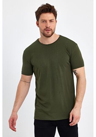 Erkek Bisiklet Yaka Basic Tişört