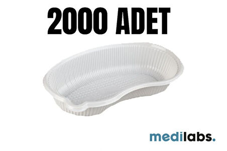 Medilabs Beyaz Plastik Böbrek Küveti 2000 Adet