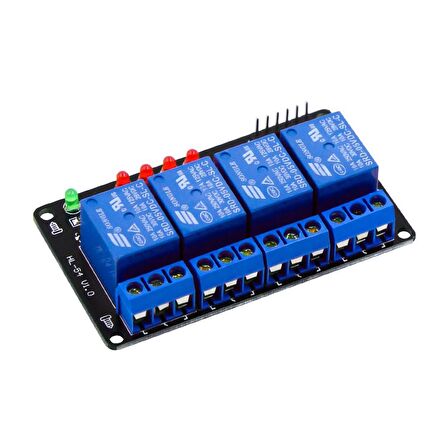 4 Kanal LED Göstergeli 5V Röle Kartı
