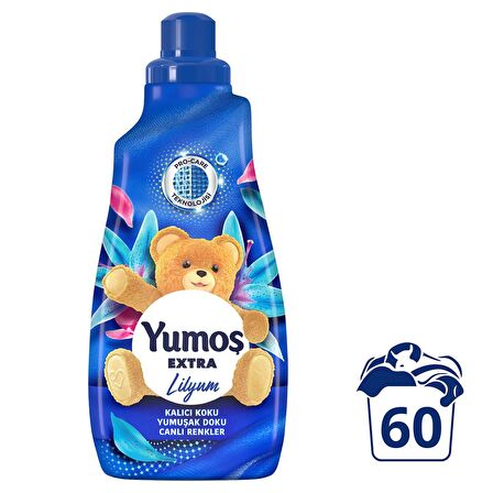 Yumoş Lilyum Beyazlar ve Renkliler İçin Konsantre Yumuşatıcı 1440 ml 60 Yıkama