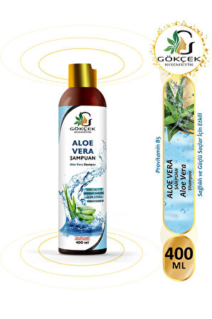 Gökçek Şifa Kuru Saçlar İçin Hacim Verici Aloe Veralı Şampuan 400 ml