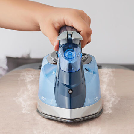 Karaca Vantuz Irona Buharlı Ütü Pearlflow Taban Mavi 3100 W