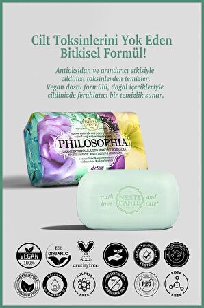 Sabun Philosophia Collagen Kolajen Anti Aging Vegan Bakım 250 g