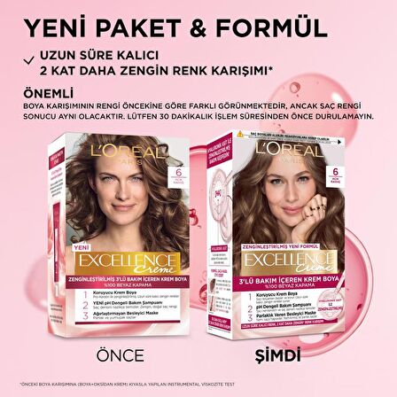 L’Oréal Paris Excellence Creme 6 Açık Kahve Saç Boyası