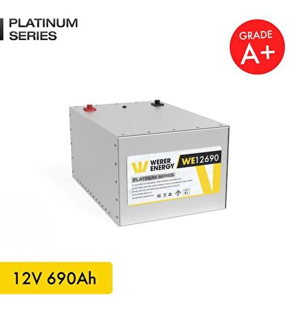 12V 690Ah LiFePO4 Platinum Series Bluetooth'lu Lityum Demir Fosfat Akü 