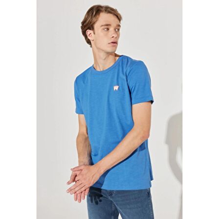 Regular Fit Normal Kesim %100 Pamuk Bisiklet Yaka Tişört