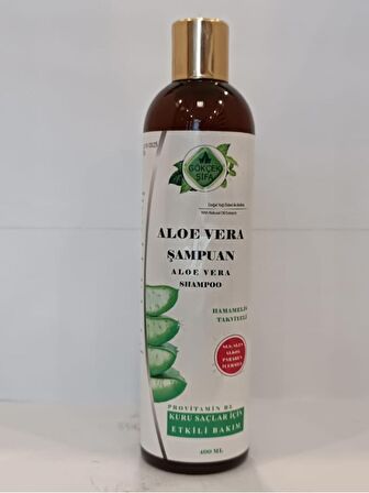 Gökçek Şifa Kuru Saçlar İçin Hacim Verici Aloe Veralı Şampuan 400 ml