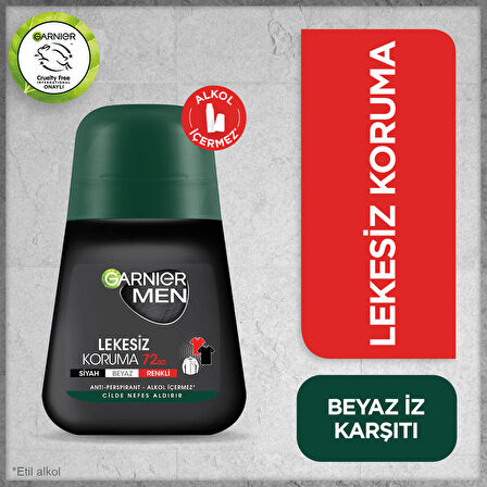 Garnier Lekesiz Koruma Antiperspirant Ter Önleyici Leke Yapmayan Erkek Roll-On Deodorant 50 ml