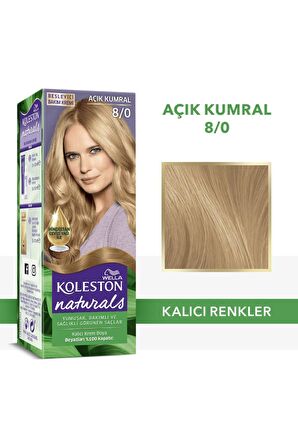 Koleston Naturals Saç Boyası 8/0 Açık Kumral