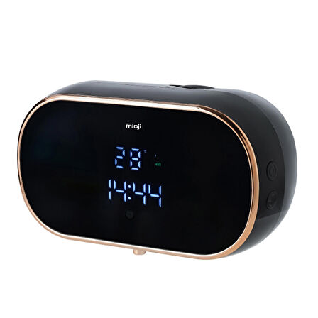 Mioji Mio SM01 Saatli 2000mAh Şarjlı Dijital Ekranlı 350ml Köpük Sabunluk Dispenser - Siyah